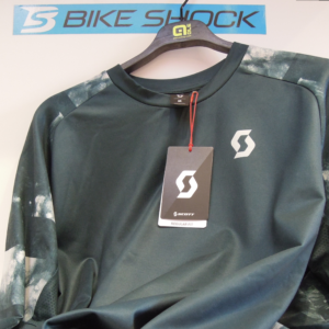 maglia scott trail storm a maniche lunghe verde